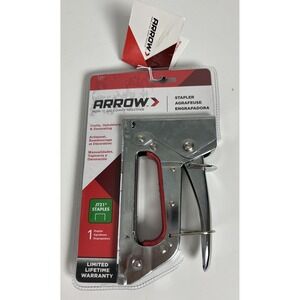 Arrow Light Duty Stapler‎ Gun JT27 Chrome Finish Uses JT21 Staples All Steel A61